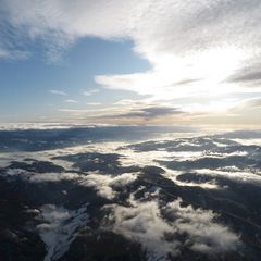Flugwegposition um 14:04:05: Aufgenommen in der Nähe von Gemeinde Neuberg an der Mürz, 8692, Österreich in 2468 Meter
